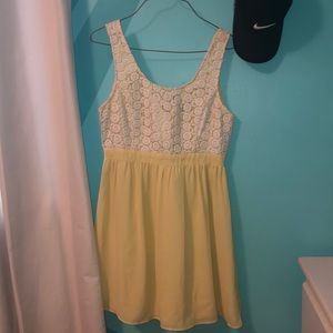 Yellow Forever 21 Dress
